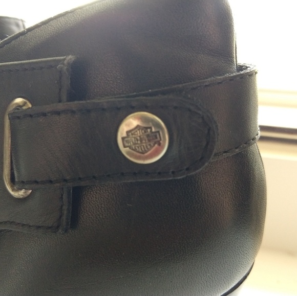 Harley Davidson Leather Ankle Boots - Picture 4 of 4
